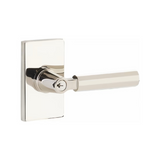 Emtek SELECT L-Square Faceted Key In Lever - Single Cylinder - with 3 Rosette Options