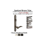 MULTIPOINT TRIM, 1-1/2 X 11 INCH, AMERICAN CYLINDER, SANDCAST BRONZE HANDLESET