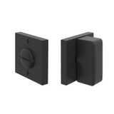 Emtek 8582 Square Thumbturn Privacy Bolt - Double Rosettes - Use with Brass Passage Set