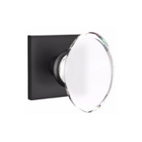 Emtek 5050 MODERN DESIGNER BRASS KNOBSETS With Square Rosette Dummy, Pair