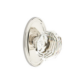 Emtek 8120 GLASS - Knobsets With Oval Rosette Passage Set