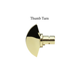 THUMB TURN KIT FOR MULTIPOINT LOCK TRIM, EMTEK - POLISHED BRASS