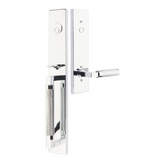 Emtek 4209 Hercules Knurled Full Length Dummy Set Entrance Handleset - Brass Tubular