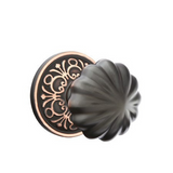 Emtek 8106 CLASSIC BRASS - Knobsets With Lancaster Rosette Passage Set