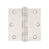 Emtek 9821332D Heavy Duty Plain Bearing Hinges (Pair), 3-1/2" x 3-1/2" with Square Corners, Stainless Steel