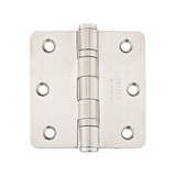 Emtek 9842332D Heavy Duty Ball Bearing Hinges (Pair), 3-1/2" x 3-1/2" with 1/4" Radius Corners, Stainless Steel