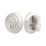 Emtek Round Stainless Steel Single Cylinder Deadbolt - S50001SS