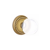 Emtek 8051 GLASS - Knobsets With Rope Rosette Dummy, Pair