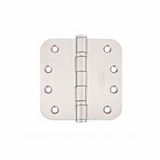 Emtek 9823432D Heavy Duty Plain Bearing Hinges (Pair), 4" x 4" with 5/8" Radius Corners, Stainless Steel