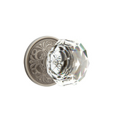 Emtek 8106 GLASS - Knobsets With Lancaster Rosette Passage Set
