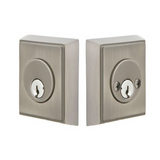 Emtek 8368 Rectangular Deadbolt - Classic Brass - Double Cylinder