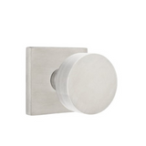 Emtek 5210 MODERN CLASSIC BRASS - KNOBSETS With Square Rosette Privacy Set