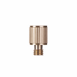 Emtek Select Straight Knurled Hinge Tips (4 tips per set)