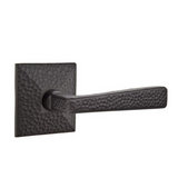 Emtek 5206 ARTS & CRAFTS - LEVERSETS & KNOBSETS With Hammered Rosette Privacy Set