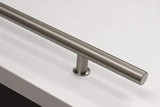 Emtek 86194 Modern Steel Round Long Door Pull With 36" Door Pull With Round Shape