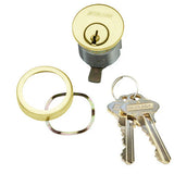 Schlage Commercial 20-001-S123 1-1/4" Mortise Cylinder with Straight Cam, S123 Keyway