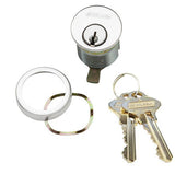 Schlage Commercial 20-001-S123 1-1/4" Mortise Cylinder with Straight Cam, S123 Keyway