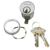 Schlage Commercial 20-001-S123 1-1/4" Mortise Cylinder with Straight Cam, S123 Keyway