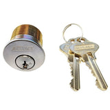 Schlage Commercial 20-001-S123 1-1/4" Mortise Cylinder with Straight Cam, S123 Keyway