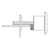 Schlage Commercial 20-022-S123 Rim Cylinder, S123 Keyway