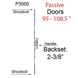 Amesbury 2-Point Multi-Point Lock P3000 Passive Shootbolt with Hook Receptacle 60mm Backset