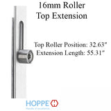 16mm Manual Top Extension, Roller @ 32.63", 55.31" Length
