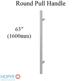 HOPPE BAR-SHAPED ROUND PULL HANDLE, 63
