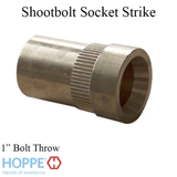 HOPPE Socket Strike Plate for Shootbolt Multipoint Lock Brass, 2024962