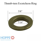 Hoppe Sliding Patio Door Thumb-turn Escutcheon Ring