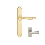 HOPPE FIXED DUMMY HANDLE SET, TORONTO M1020/374N, NO KEY NO THUMB-TURN - RESISTA SATIN NICKEL