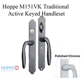 HOPPE HLS 9000 Active Sliding Door Set, Polished Chrome -2081713