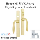 HOPPE HLS 9000 SLIDING DOOR, VERONA M151VK/2165N ACTIVE KEYED - Polished Chrome
