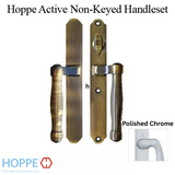 HOPPE HLS 9000 Sliding Door Handle Set Active Non-Keyed Outside-POLISHED CHROME -2082433