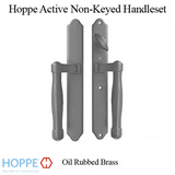 HOPPE HLS 9000 Sliding Door Handle Set Active Non-Keyed Outside Oil Rubbed Brass
