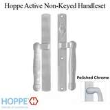 Hoppe HLS 9000 Sliding Door Handle-Set, M574/2165N Active Non-Keyed - Polished Chrome,2082708