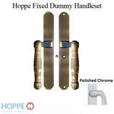 HOPPE HLS 9000 SLIDING DOOR HANDLE-SET, M574/2170N, FIXED DUMMY -POLISHED CHROME- 2083225