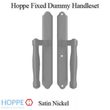 HOPPE HLS 9000 SLIDING DOOR HANDLE-SET, M574/2170N, FIXED DUMMY - SATIN NICKEL
