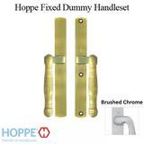 HOPPE HLS 9000 Sliding Door Handle Set Fixed Dummy, Brushed Chrome - 2083305