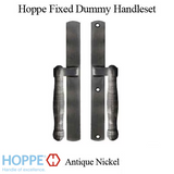 HOPPE HLS 9000 Sliding Door Handle Set Fixed Dummy Antique Nickel