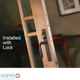 Hoppe HLS 9000 Sliding Door, Verona M151VK/2165N Active Keyed - Rustic Umber