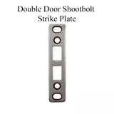 Double Door Shootbolt Strike Plate - Stainless Steel