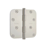 Baldwin 4" X 4" Solid Brass Residential Hinge - 5/8" Radius Corner
