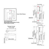 Hoppe M151/216N Verona Door Handle Set 8773343