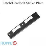 Latch &amp; Deadbolt Strike, Curved Lip - PC0010N 1.70 x 8.82 - Rustic Umber