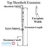 20MM MANUAL TOP EXTENSION SHOOTBOLT, 21.65" LENGTH