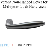 Verona Non-Handed Lever Handle for Multipoint Lock Handlesets - Satin Nickel, 2188166