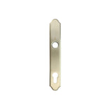 HOPPE TRADITIONAL EXTERIOR BACKPLATE M374N FOR ACTIVE HANDLESETS - SATIN NICKEL