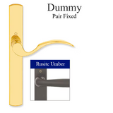 HOPPE MULTIPOINT LOCK HANDLESET, MUNCHEN, M112PL/216N, SOLID BRASS - RUSTIC UMBER, DUMMY PAIR,2199519