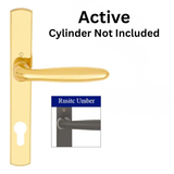 HOPPE MULTIPOINT LOCK HANDLESET, VERONA, M151/216N, CYLINDER NOT INCLUDED - RUSTIC UMBER-2207531