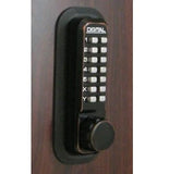 Lockey 2950DC Keyless Mechanical Digital Mortised Hook Bolt Double Sided Door Lock